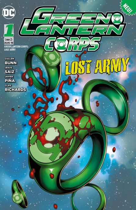 GREEN LANTERN CORPS: LOST ARMY 1 (VON 2)