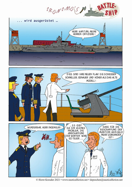 Ironimo´s Battleship - wird ausgerüstet