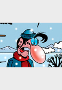 Cartoon von Stefan Bayer: Wanderlust im Winter