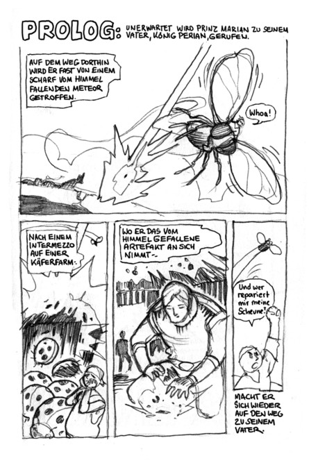 24h-Comic 2012: Ritter Marian und das außerirdische Artefakt