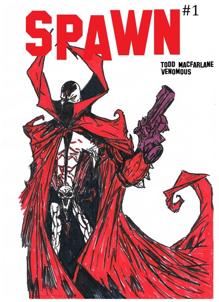 Spawn #1 (drawning by Venomous)